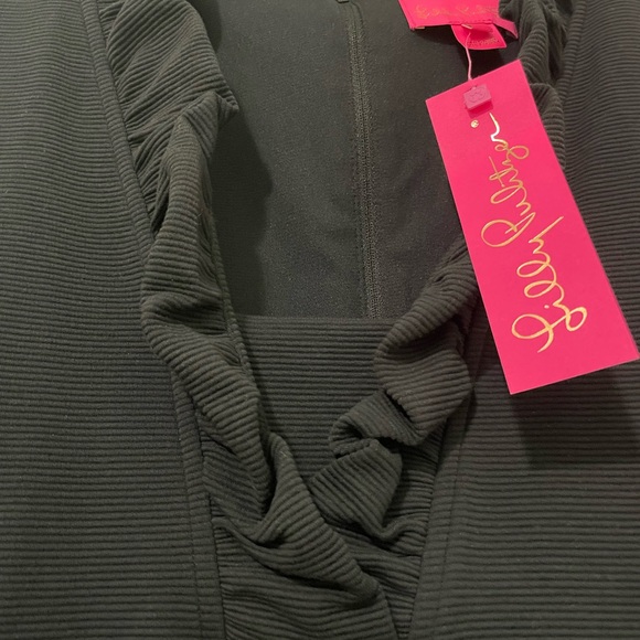 Chic Lilly Pulitzer Onyx Ruffled Dress - Picture 5 of 11